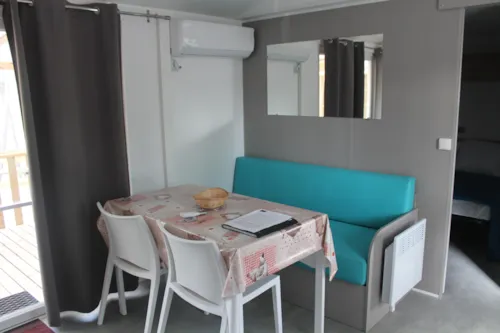 Huuraccommodatie(s) - Chalet Chataignier - 2 Kamers - image n°4 - Camping Paradis - Bois Simonet