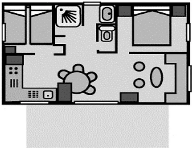 Chalet Acacia - 2 Chambres