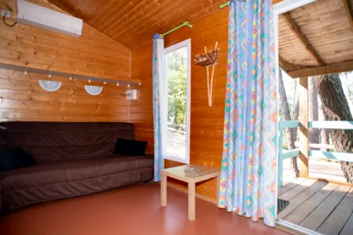 Location - Chalet Mimosa - 2 Chambres - image n°5 - Camping Paradis - Bois Simonet