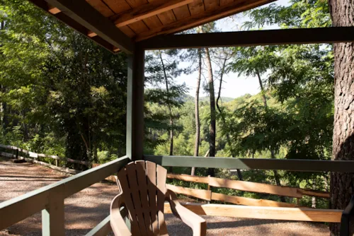 Location - Chalet Mimosa - 2 Chambres - image n°3 - Camping Paradis - Bois Simonet