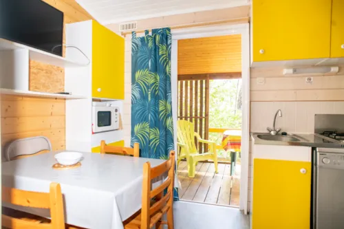 Location - Chalet Lavande - 2 Chambres - image n°3 - Camping Paradis - Bois Simonet