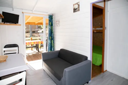 Location - Chalet Joker - 1 Chambre - image n°2 - Camping Paradis - Bois Simonet