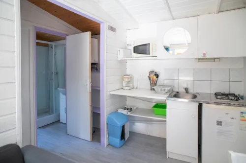Location - Chalet Joker - 1 Chambre - image n°4 - Camping Paradis - Bois Simonet