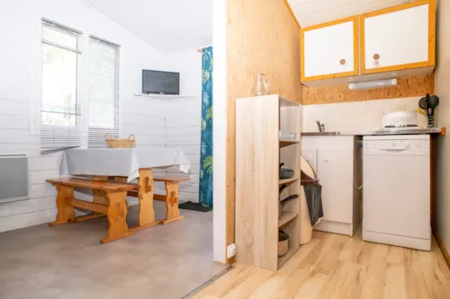 Huuraccommodatie(s) - Chalet Bruyere - 2 Kamers - image n°4 - Camping Paradis - Bois Simonet