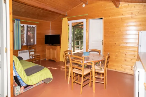 Huuraccommodatie(s) - Chalet Edelweiss - 2 Kamers - image n°3 - Camping Paradis - Bois Simonet