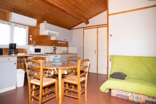 Huuraccommodatie(s) - Chalet Edelweiss - 2 Kamers - image n°2 - Camping Paradis - Bois Simonet