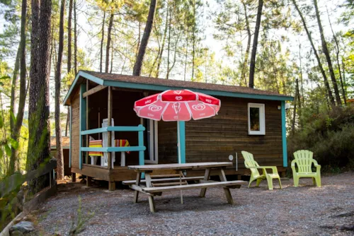 Location - Chalet Garrigue - 2 Chambres - image n°2 - Camping Paradis - Bois Simonet
