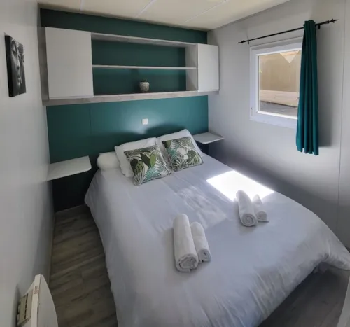 Location - Chalet Acacia - 2 Chambres - image n°6 - Camping Paradis - Bois Simonet