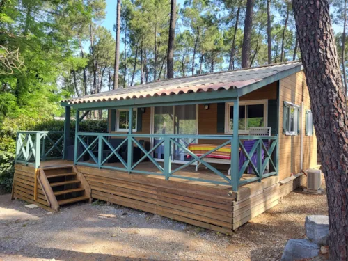 Location - Chalet Acacia - 2 Chambres - image n°1 - Camping Paradis - Bois Simonet