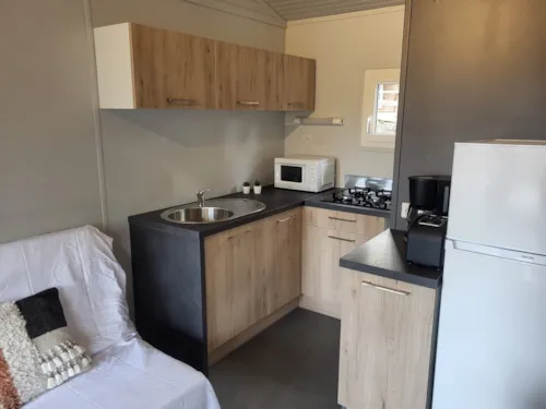 Mietunterkunft - Chalet Sequoia - 2 Zimmer - image n°4 - Camping Paradis - Bois Simonet