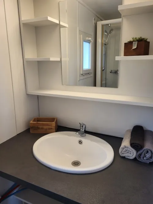 Mietunterkunft - Chalet Sequoia - 2 Zimmer - image n°6 - Camping Paradis - Bois Simonet