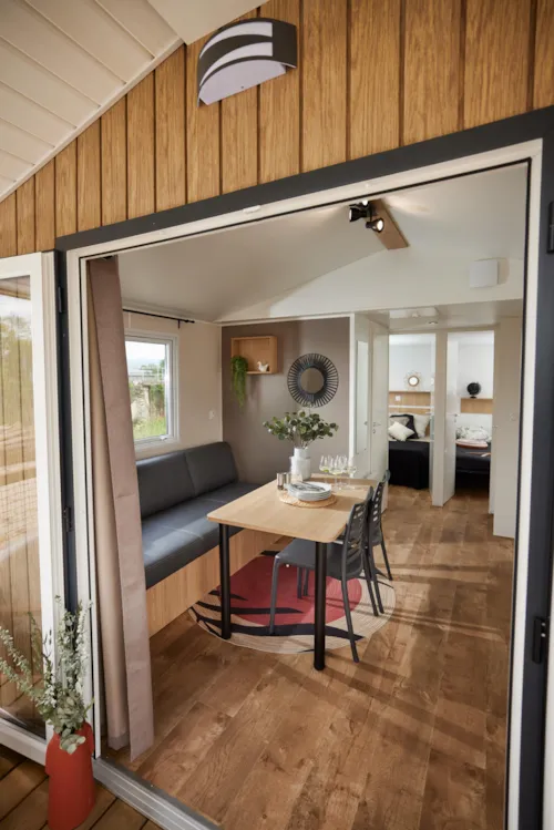 Location - Mobil-Home Laurier - 2 Chambres - image n°6 - Camping Paradis - Bois Simonet