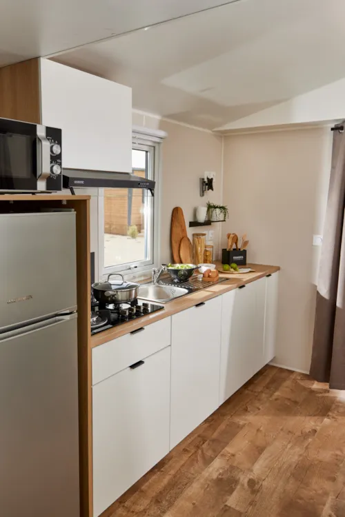 Location - Mobil-Home Laurier - 2 Chambres - image n°7 - Camping Paradis - Bois Simonet