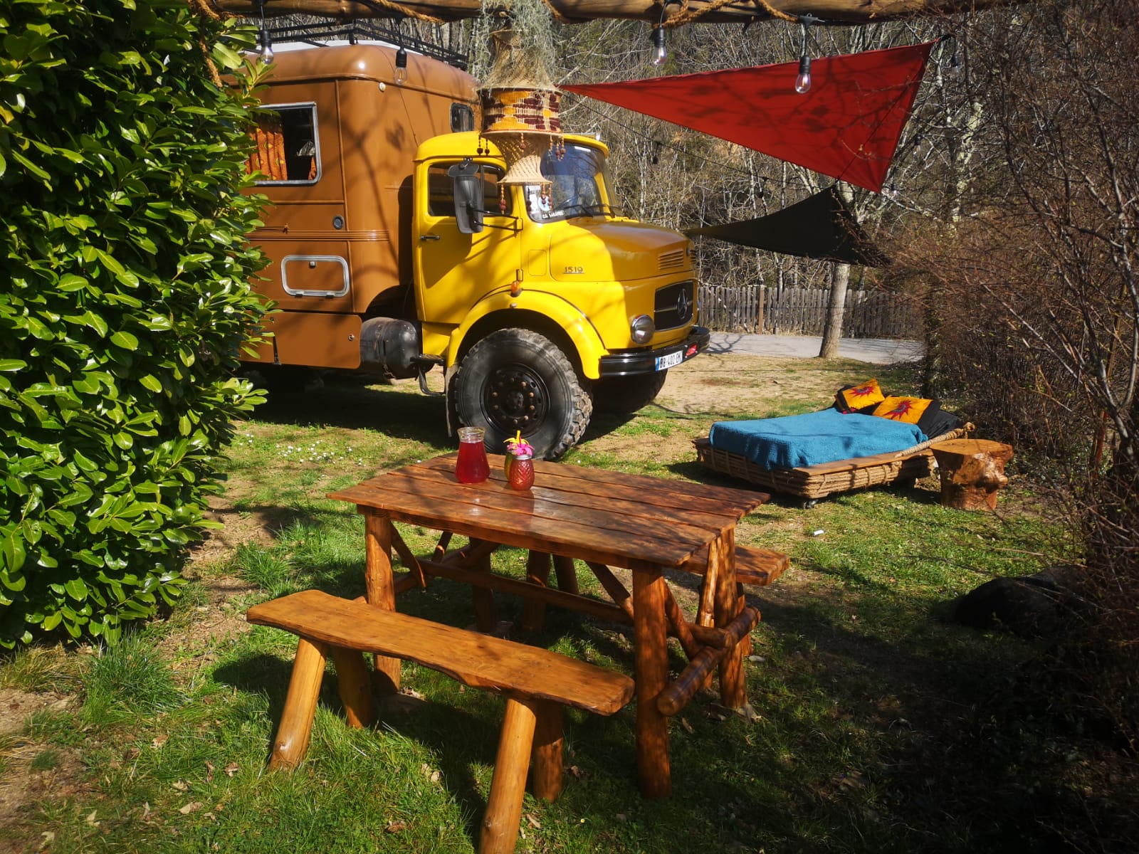 Accommodation - Lucky Star - Hébergement Insolite 2/3 Personnes - Camping Le Moulin de Gournier