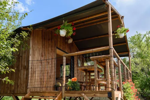 Location - Cabane Lodge - image n°2 - CAMPING LE VIEUX VALLON
