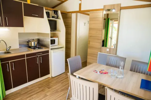 Huuraccommodatie(s) - Chalet Confort - image n°2 - CAMPING LE VIEUX VALLON