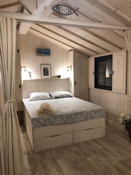 Location - Cabane Lodge Premium Solaro 1 Ch 2/4 Pers Clim Tv - Camping Le Rouge Gorge