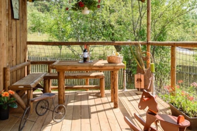 CABANE LODGE PREMIUM SOLARO 1 CH 2/4 PERS CLIM TV — 3