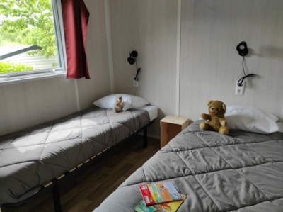 CABANE LODGE PREMIUM BORA BORA 3 CH 7 PERS CLIM TV LAVE VAISSELLE — 3