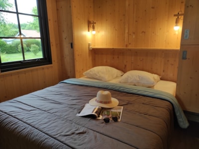 CABANE LODGE PREMIUM BORA BORA 3 CH 7 PERS CLIM TV LAVE VAISSELLE — 5