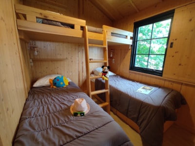 CABANE LODGE PREMIUM BORA BORA 3 CH 7 PERS CLIM TV LAVE VAISSELLE — 10