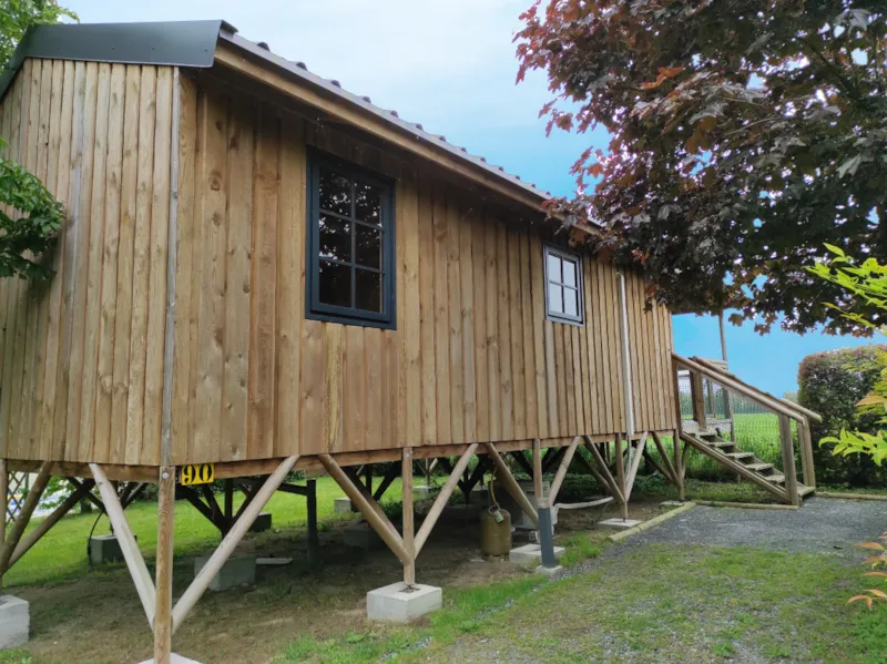 Cabane Lodge Premium Bora Bora 3 Ch 7 Pers Clim Tv Lave Vaisselle