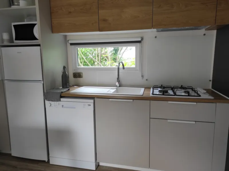 Mobilhome 4/6 Personnes 2 Chambres 2 Sdb Premium Tv Climatisation Lave Vaisselle