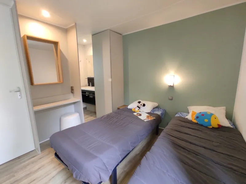 Mobilhome 4/6 Personnes 2 Chambres 2 Sdb Premium Tv Climatisation Lave Vaisselle