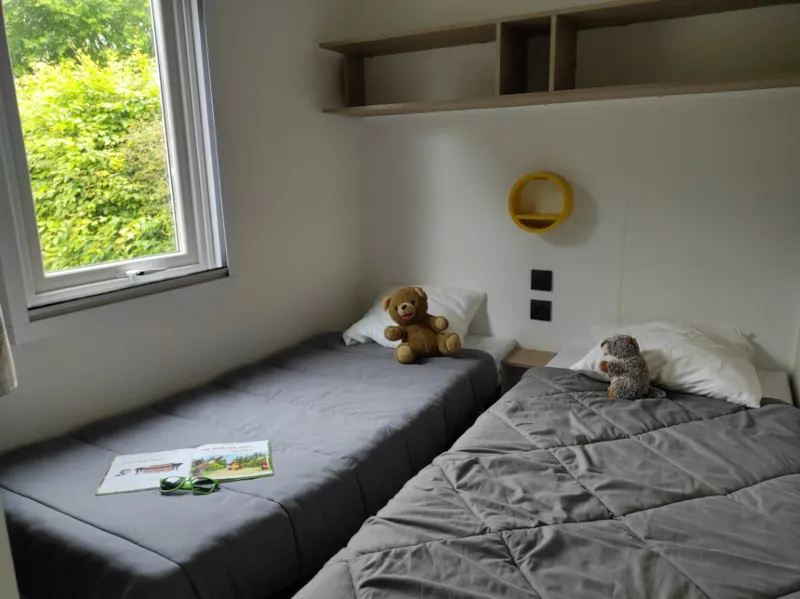 Location Mobilhome 40M² (3 Chambres - 2 Sdb) Premium Tv Climatisation Lave Vaisselle