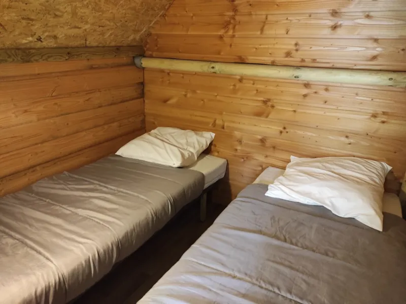 Location Tente Lodge 24M² (3 Chambres + Mezzanine)