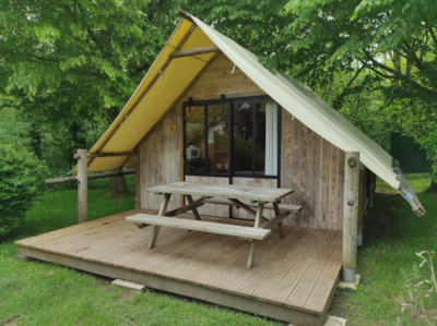Tent LODGE 24m² (3 bedrooms + mezzanine) — 2