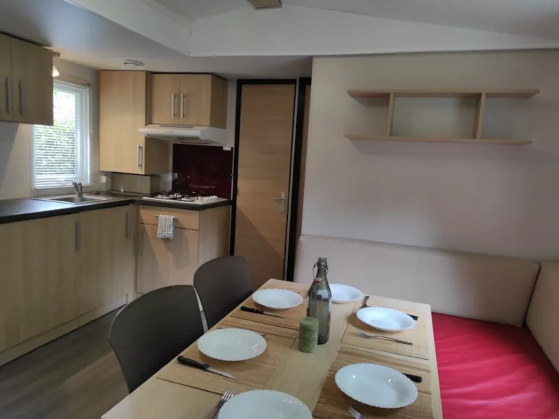 Location Mobilhome Ti 32M² Avec Terrasse Semi-Couverte (3 Chambres) Eco