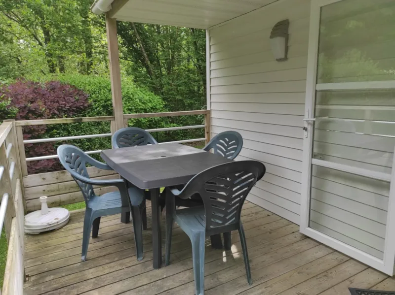 Location Mobilhome Ti 32M² Avec Terrasse Semi-Couverte (3 Chambres) Eco