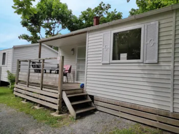 Mietunterkunft - Mobilheim Ti 26M² Halbüberdachte Terrasse (2 Zimmer) - Camping Le Rouge Gorge****