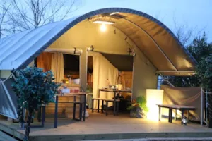 Locatif - KIBO Zelt - Ushuaïa Villages - Camping Le Viaduc ***