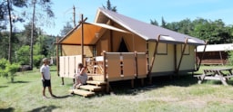 Huuraccommodatie(s) - Jungle Lodge - Camping le Viaduc