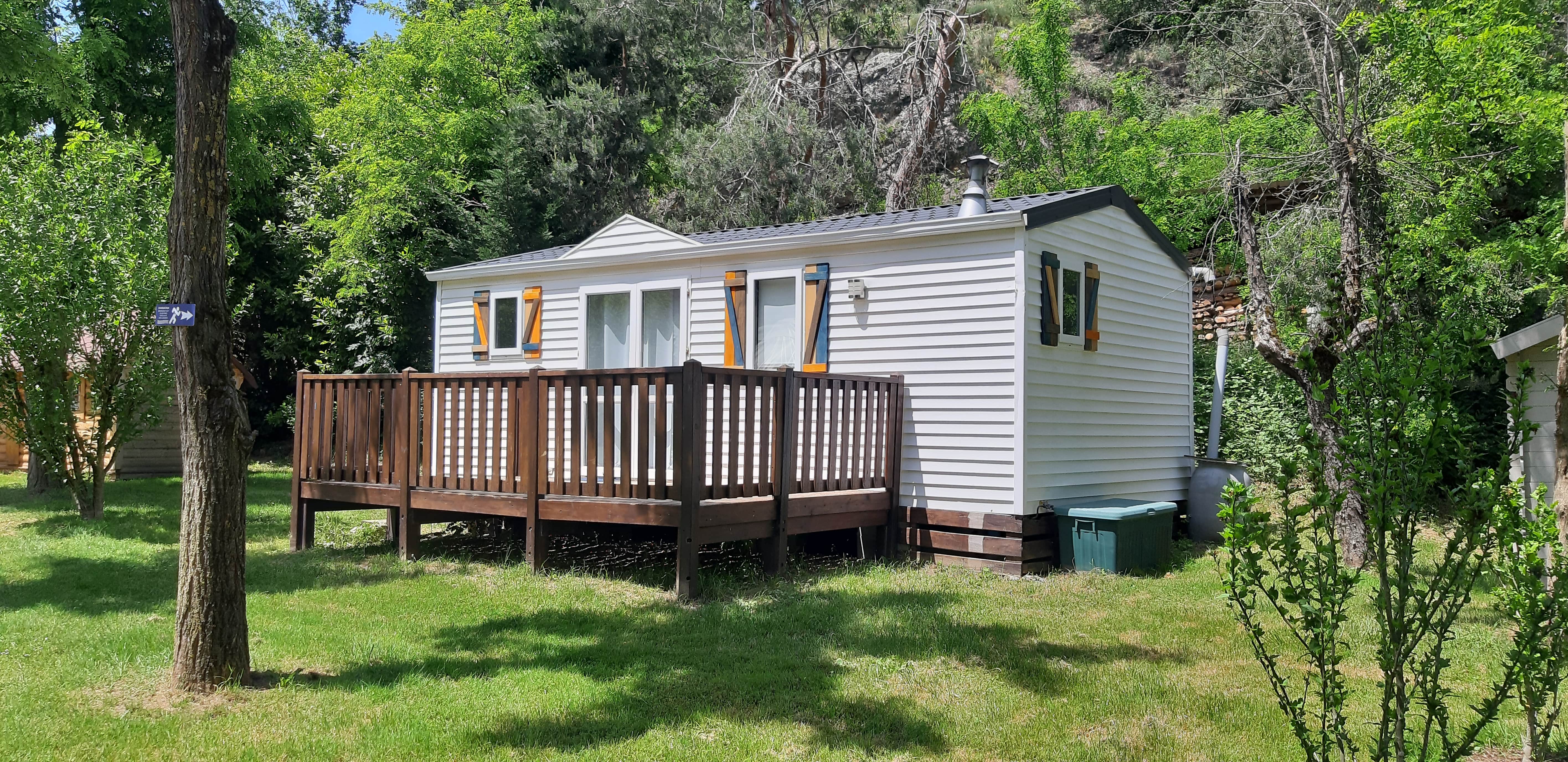 Huuraccommodatie - Cottage Flower - Camping le Viaduc