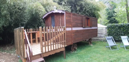 Location - Roulotte - image n°3 - Ushuaïa Villages - Camping Le Viaduc ***
