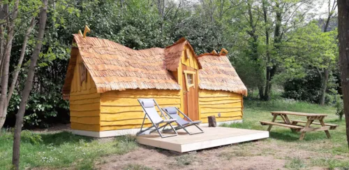 Mietunterkunft - Verzauberte Kabine - image n°4 - Ushuaïa Villages - Camping Le Viaduc ***