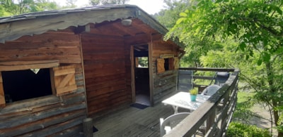 Treehouse with spa