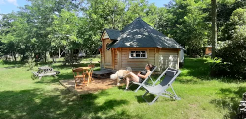 Location - Kota Finlandais & Spa Privé - image n°4 - Ushuaïa Villages - Camping Le Viaduc ***