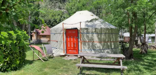 Accommodation - Wood Yurt 5 People - image n°1 - Ushuaïa Villages - Camping Le Viaduc ***