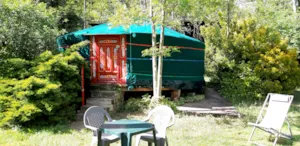 Locatif - Jurte 3 Personen - Ushuaïa Villages - Camping Le Viaduc ***