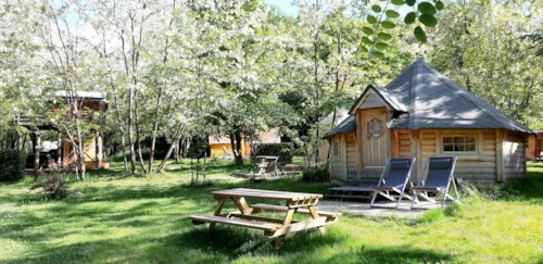 Location - Kota Finlandais & Spa Privé - image n°5 - Ushuaïa Villages - Camping Le Viaduc ***