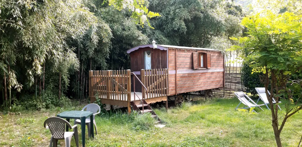 Location - Roulotte - Camping Ushuaïa Villages Le Viaduc