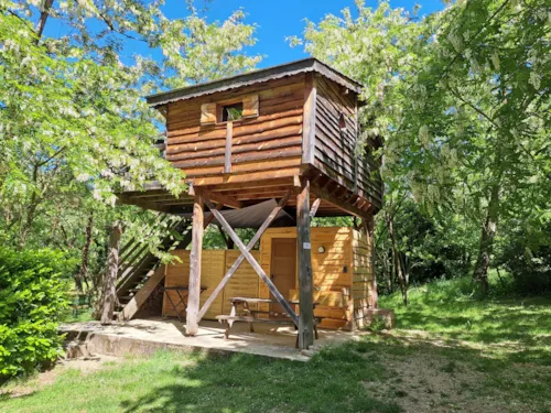 Location - Cabane Perchée Avec Spa - image n°1 - Ushuaïa Villages - Camping Le Viaduc ***