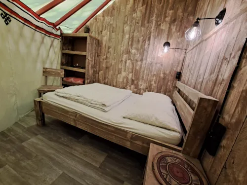 Accommodation - Wood Yurt 5 People - image n°4 - Ushuaïa Villages - Camping Le Viaduc ***
