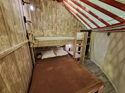 Accommodation - Wood Yurt 5 People - image n°5 - Ushuaïa Villages - Camping Le Viaduc ***