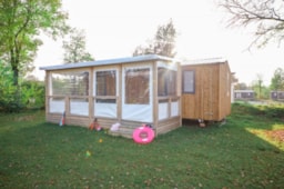 Mietunterkunft - Rose Tip Top Presta - 32 M² - 2 Schlafzimmer - Clico Chic - Camping Haras de Deauville