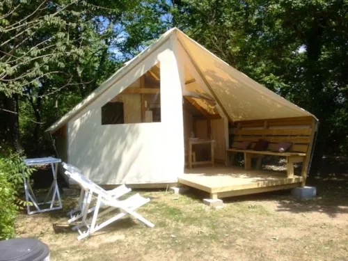 Mietunterkunft - Zelt Nature Lodge (Ohne Sanitäranlagen) - image n°1 - CAMPING LA SOURCE